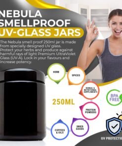 Alternative view of Nebula Stashguard 250ml – Airtight Herb Container
