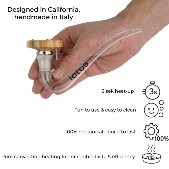 Vapman Lotus Vaporizer kit – Olive Wood - Image 4