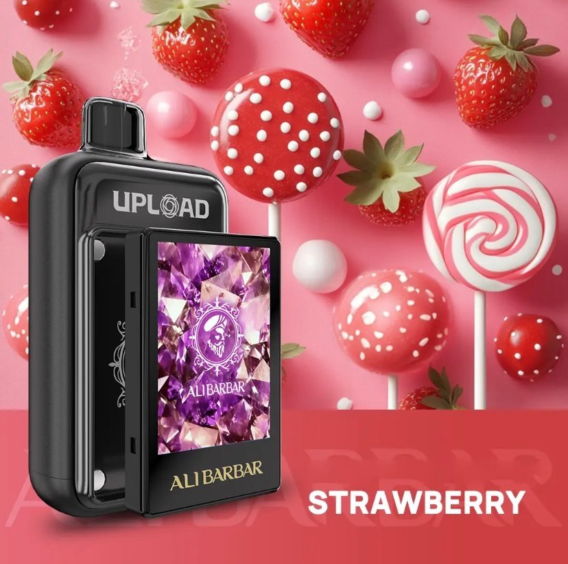ALIBARBAR UPLOAD 25000 PUFFS – Strawberry Ice